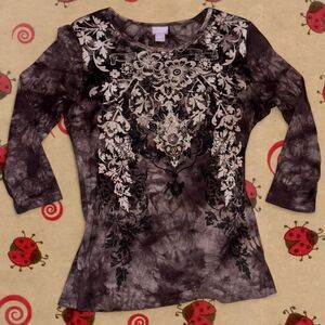 Y2K Women's Floral Blouse